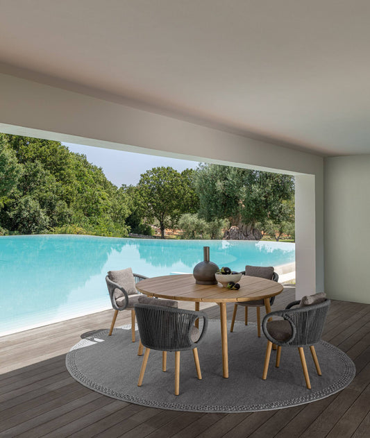 Karen round outdoor dining table Talenti