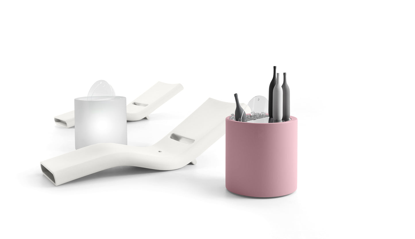 Blok Party tavolino contenitore luminoso da esterno Lyxo