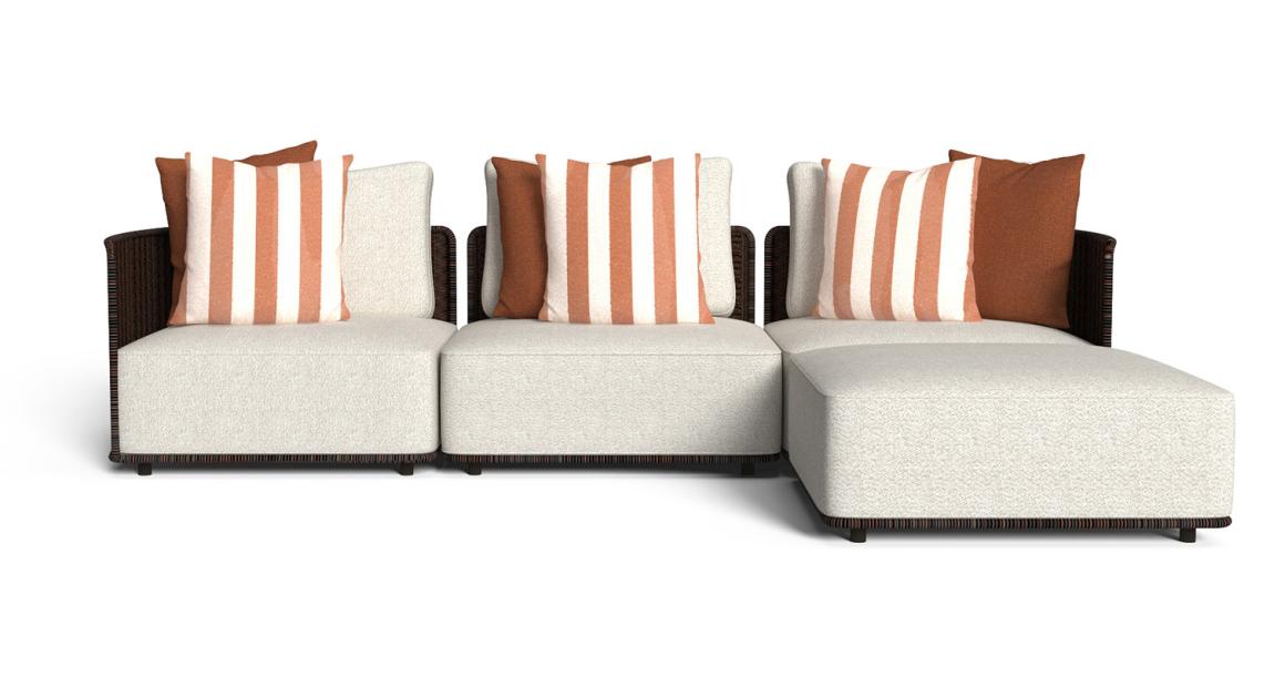 Bond modular outdoor sofa by Talenti