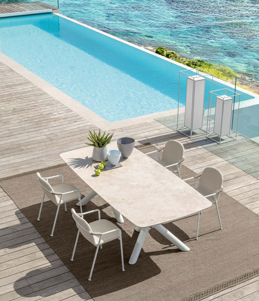 Coral Tavolo Pranzo 240x120 da esterno Talenti
