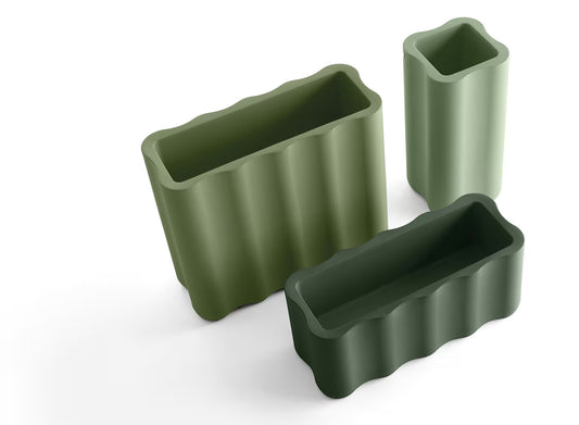 Lyxo Nebula low outdoor planter