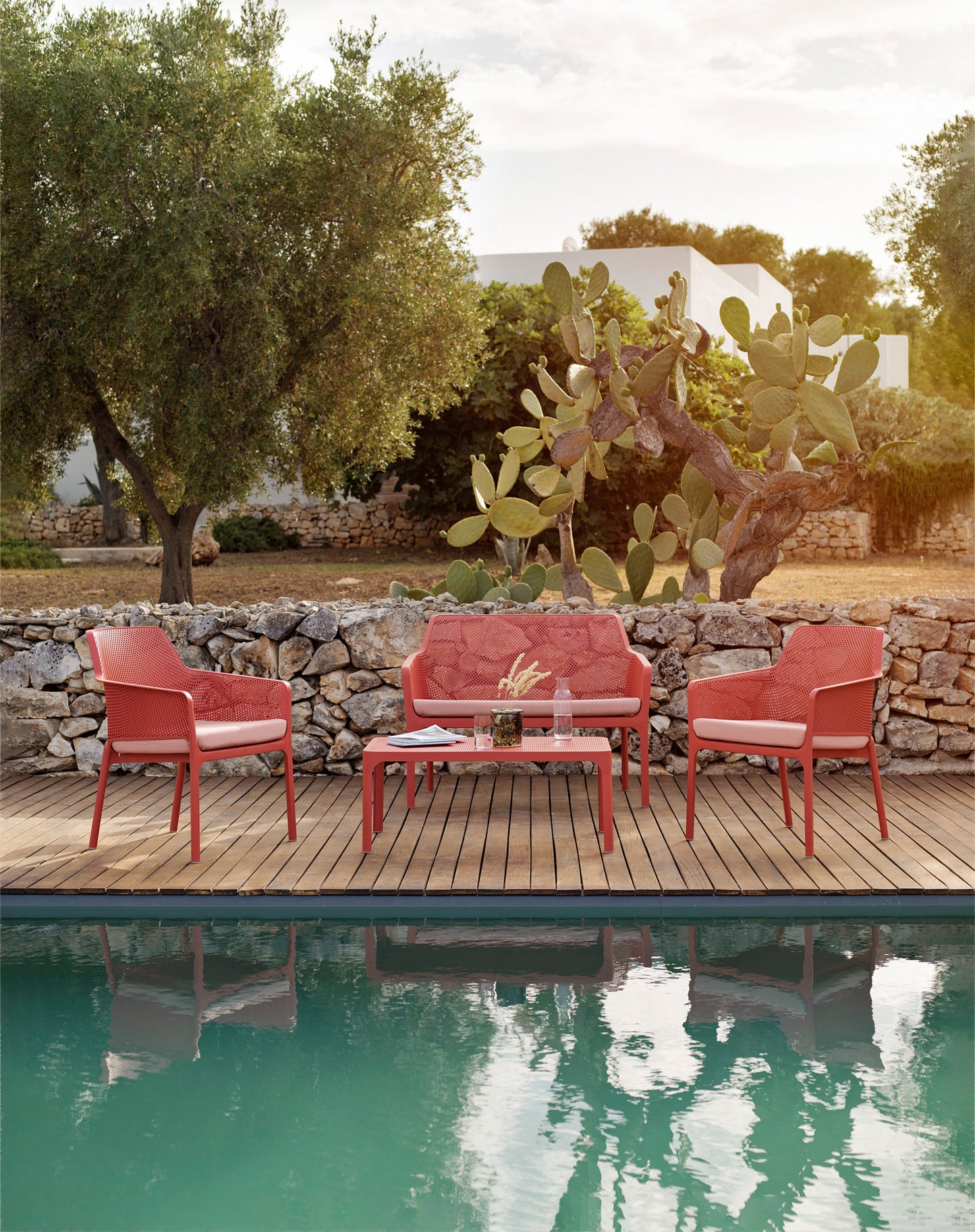 Net Bench outdoor resin bench Nardi