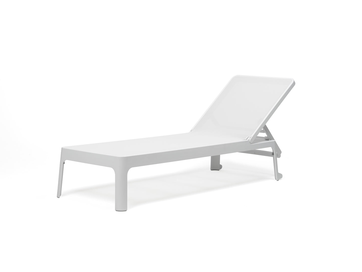 Lettino Plano in resina Nardi bianco genco outdoor