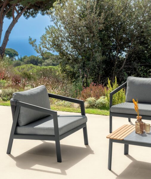 Nova set sofa Talenti (1 divano + 2 poltrone + 1 tavolino) Genco Outdoor