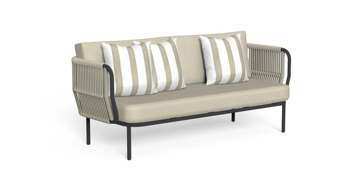 Talenti Plum outdoor sofa set (1 sofa + 2 armchairs + 1 coffee table)