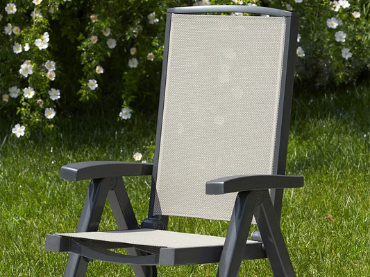 Poltrona chiudibile Esmeralda Tex Lux da esterno Scab reclinabile relax