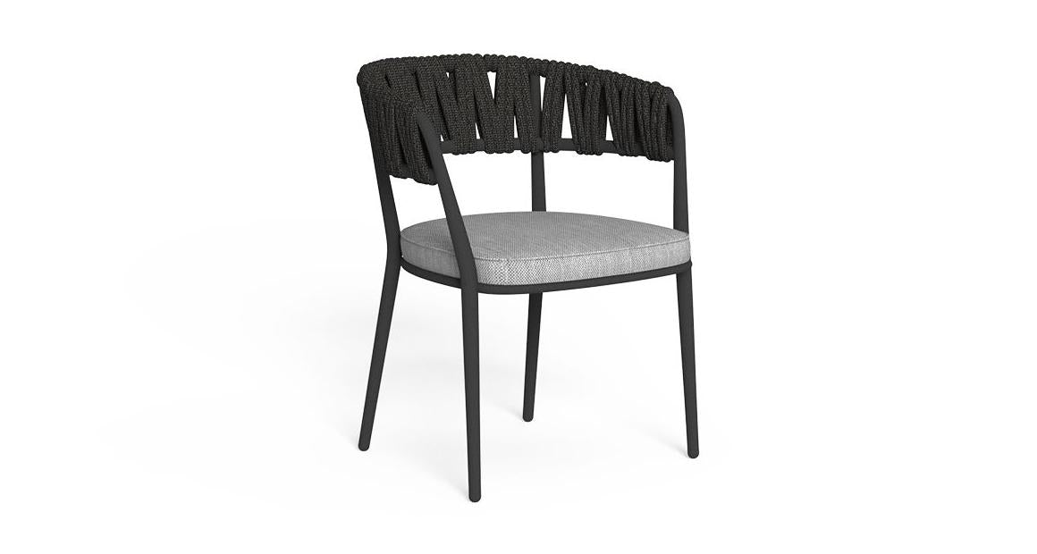 Swipe Poltrona Pranzo Talenti Graphite-Mouse Gray Genco Outdoor