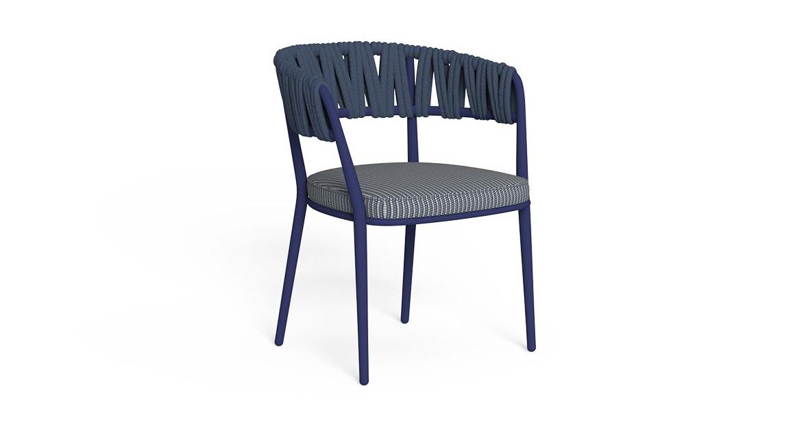 Swipe Poltrona Pranzo Talenti True Navy Blue Genco Outdoor