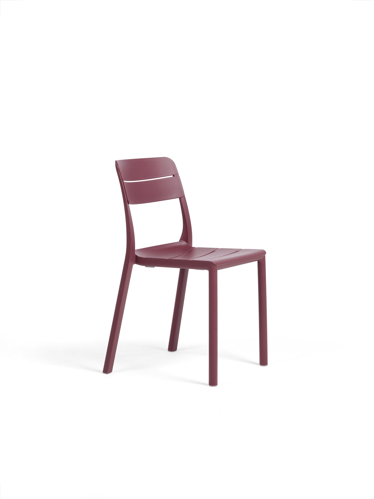 Sedia da esterno cassia bistrot nardi rosso borgogna genco outdoor