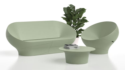Vera salotto design da esterno Lyxo verde Genco Outdoor
