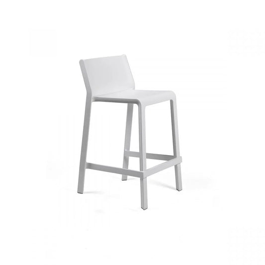 Trill Stool Mini sgabello in resina Nardi Bianco Genco Outdoor