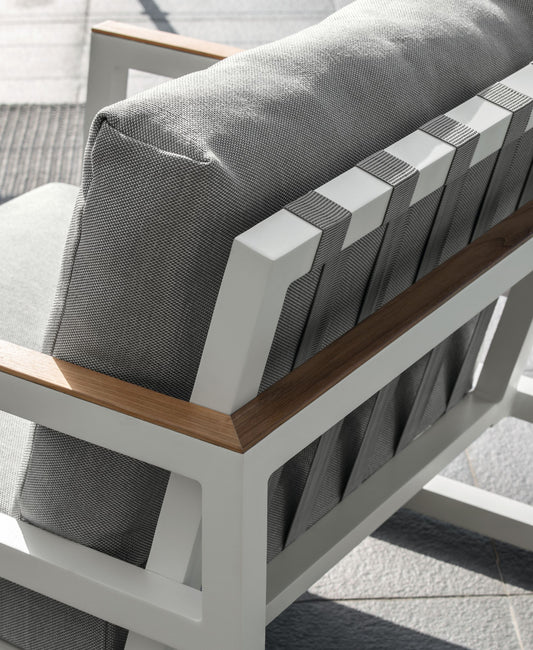 Alabama poltrona living in alluminio Talenti Genco Outdoor