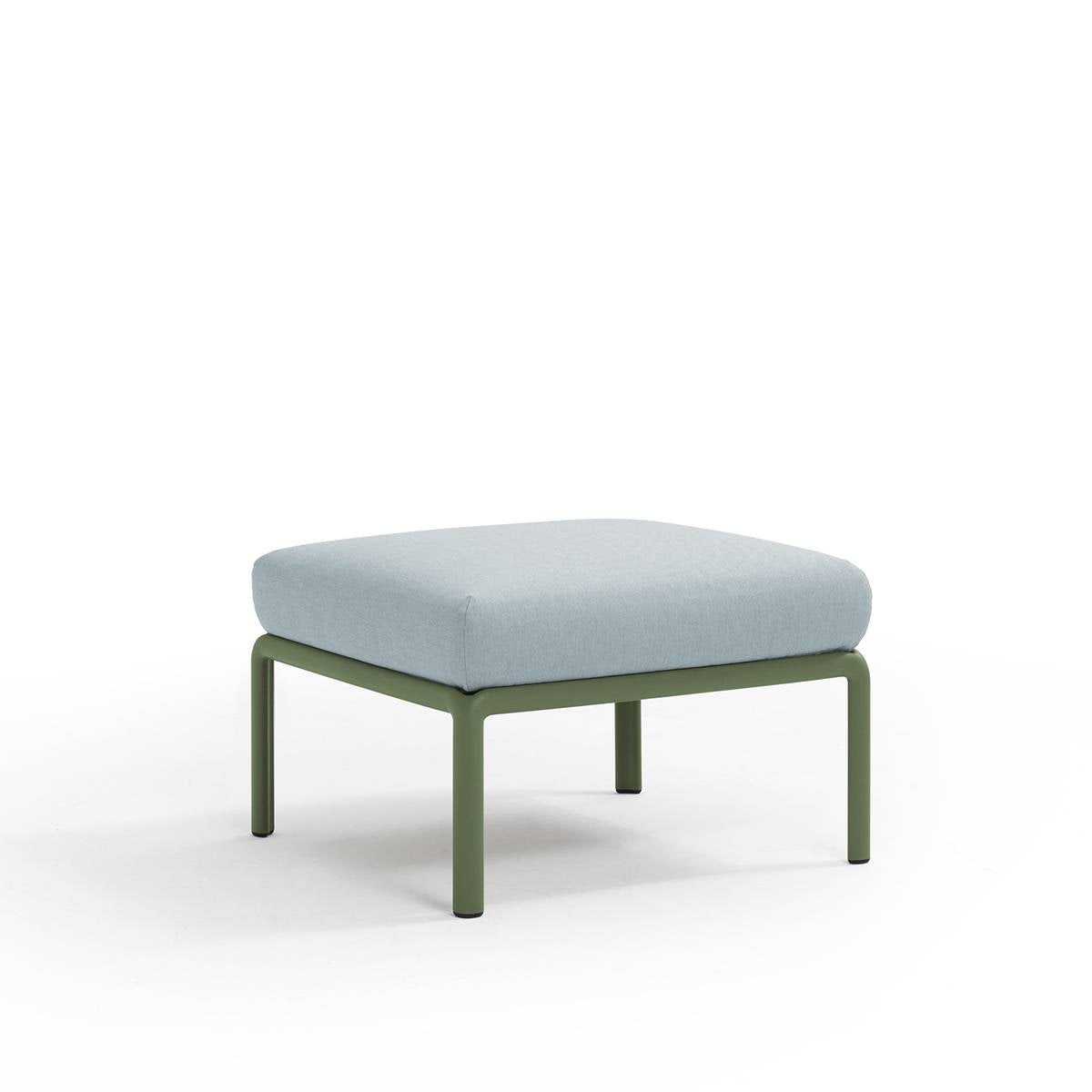 Pouf Komodo resina con cuscino Nardi Agave Ghiaccio-sunbr. Genco Outdoor