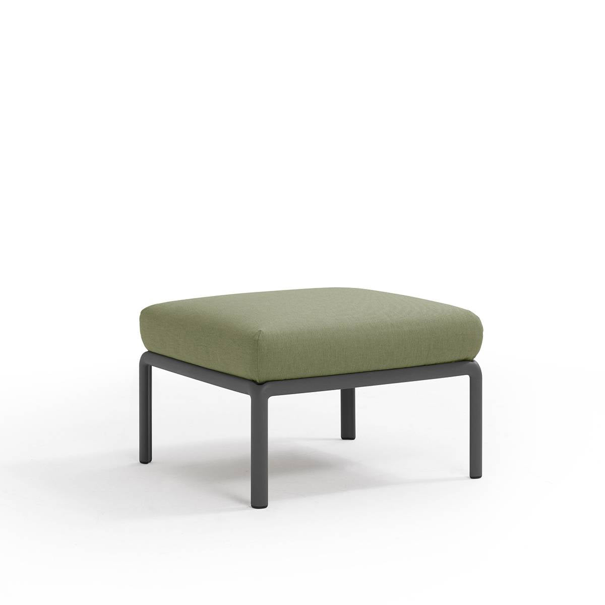 Pouf Komodo resina con cuscino Nardi Antracite Giungla-sunbr. Genco Outdoor