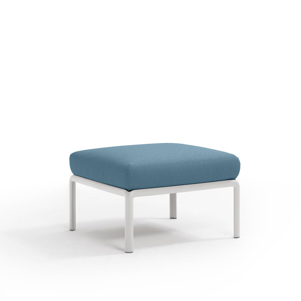 Pouf Komodo resina con cuscino Nardi Bianco Adriatic-sunbr. Genco Outdoor