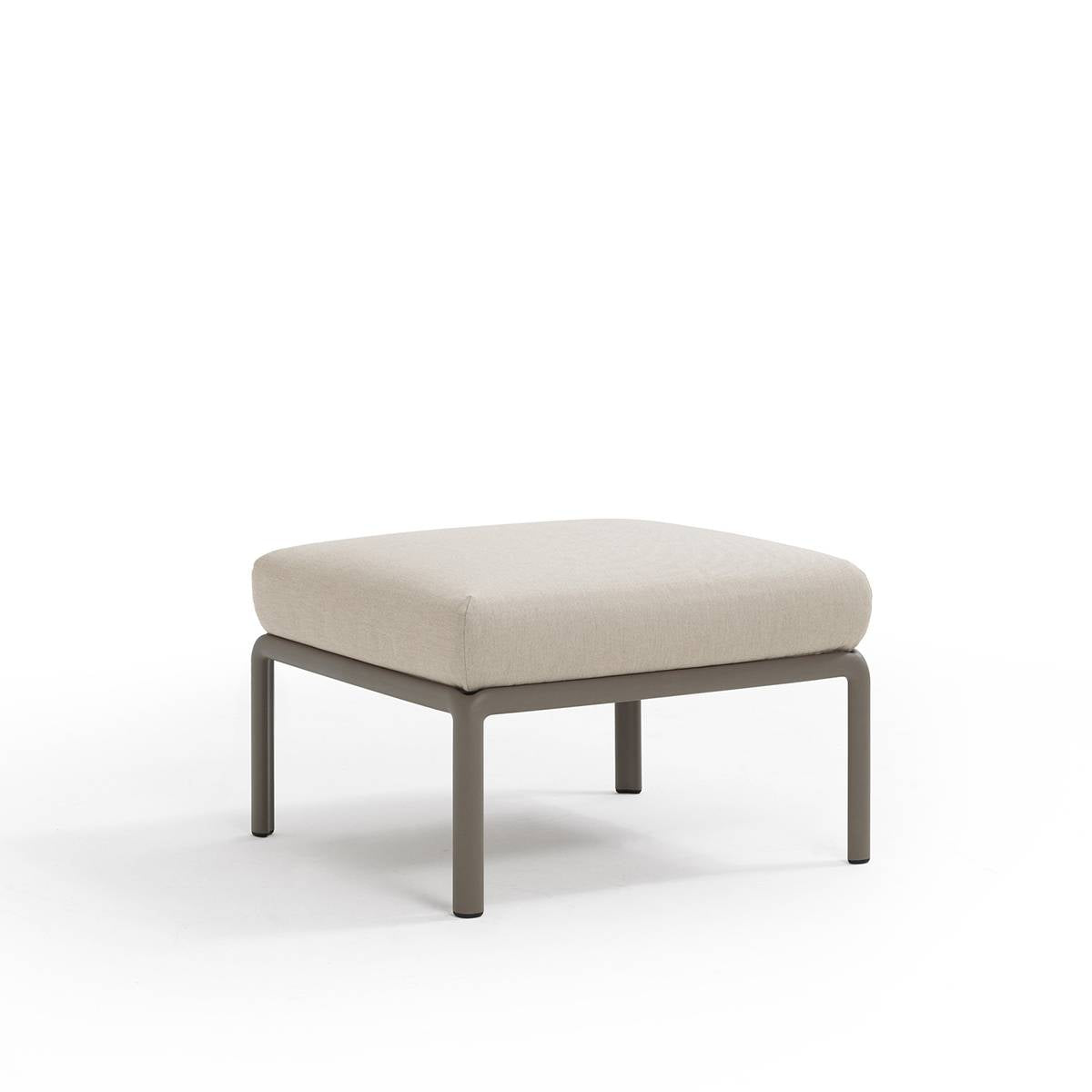Pouf Komodo resina con cuscino Nardi Tortora Tech-panama Genco Outdoor