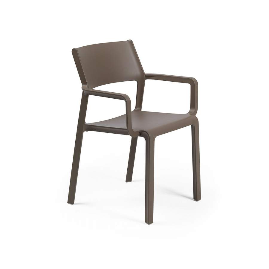 Trill Armchair poltrona in resina Nardi tabacco Genco Outdoor