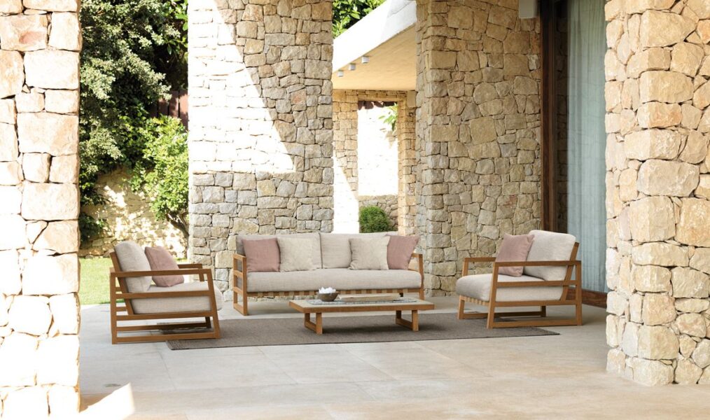 Alabama Wood divano 2 posti da esterno Talenti