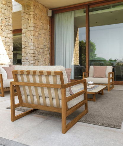 Alabama Wood divano 2 posti da esterno Talenti