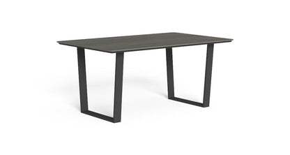 Alabama Alu Tavolo da esterno 160x90 Talenti Nero antracite ceramica grafite