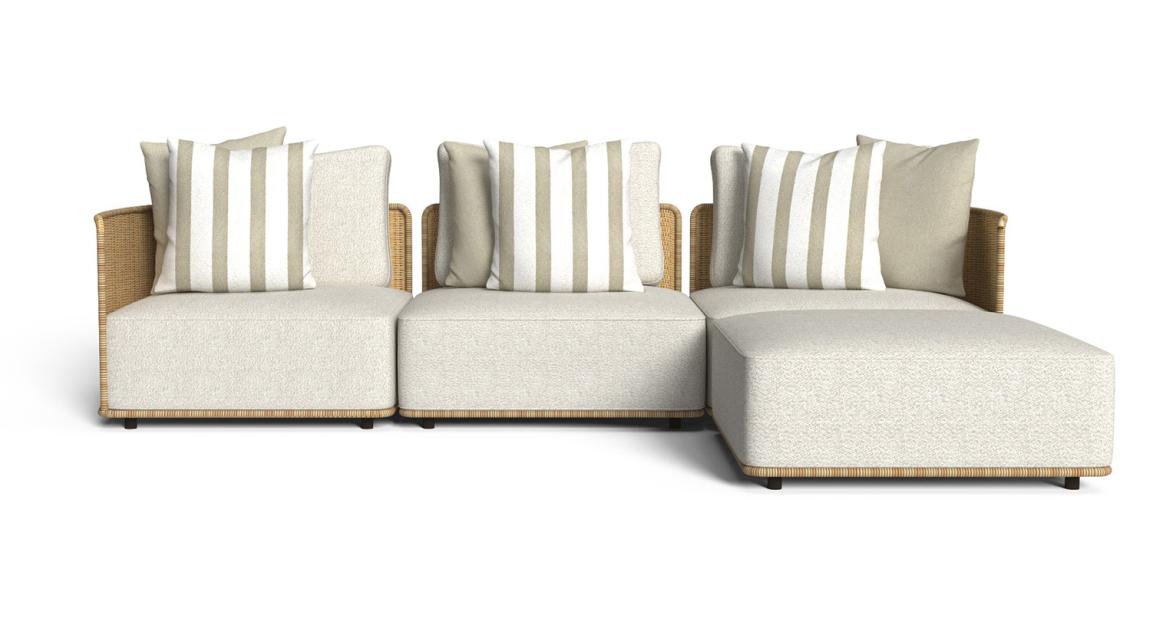Bond modular outdoor sofa by Talenti 