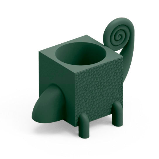 Contenitore multifunzione vaso portaoggetti da esterno Fera Cama Lyxo verde smeraldo Genco Outdoor