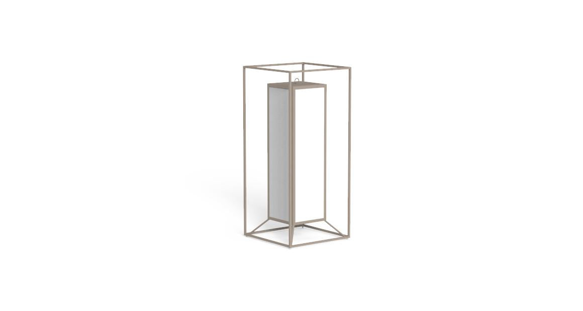 Cleo Soft Alu H90 lampada da esterno talenti tortora