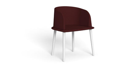 Cleo Soft Alu Poltrona Pranzo da esterno Talenti bianco rosso white red