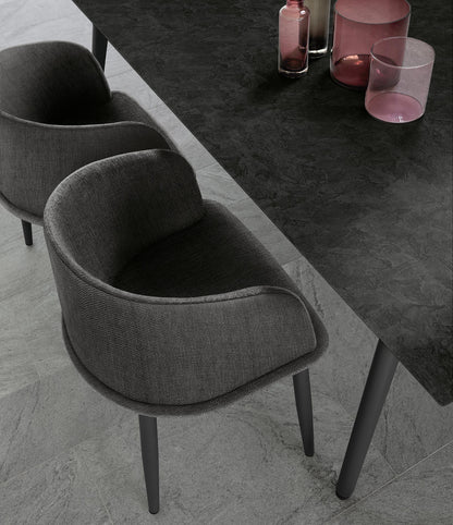 Cleo Soft Alu Pranzo da esterno Talenti grafite grigio scuro giardino design