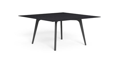 Cleo Soft Alu Tavolo Pranzo 150x150 da esterno Talenti  grafite grigio scuro dark grey