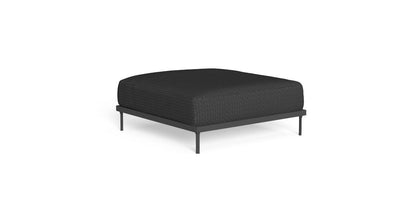 Cleo Soft Alu pouf da esterno Talenti antracite grafite dark grey grigio scuro