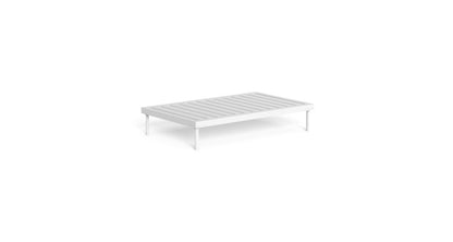 Cleo Soft Alu tavolo caffè 60x100 da esterno Talenti Bianco