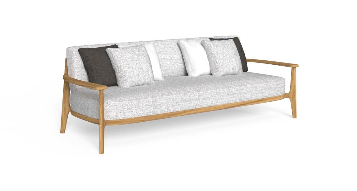 Ever Wood 3-seater outdoor sofa by Talenti 