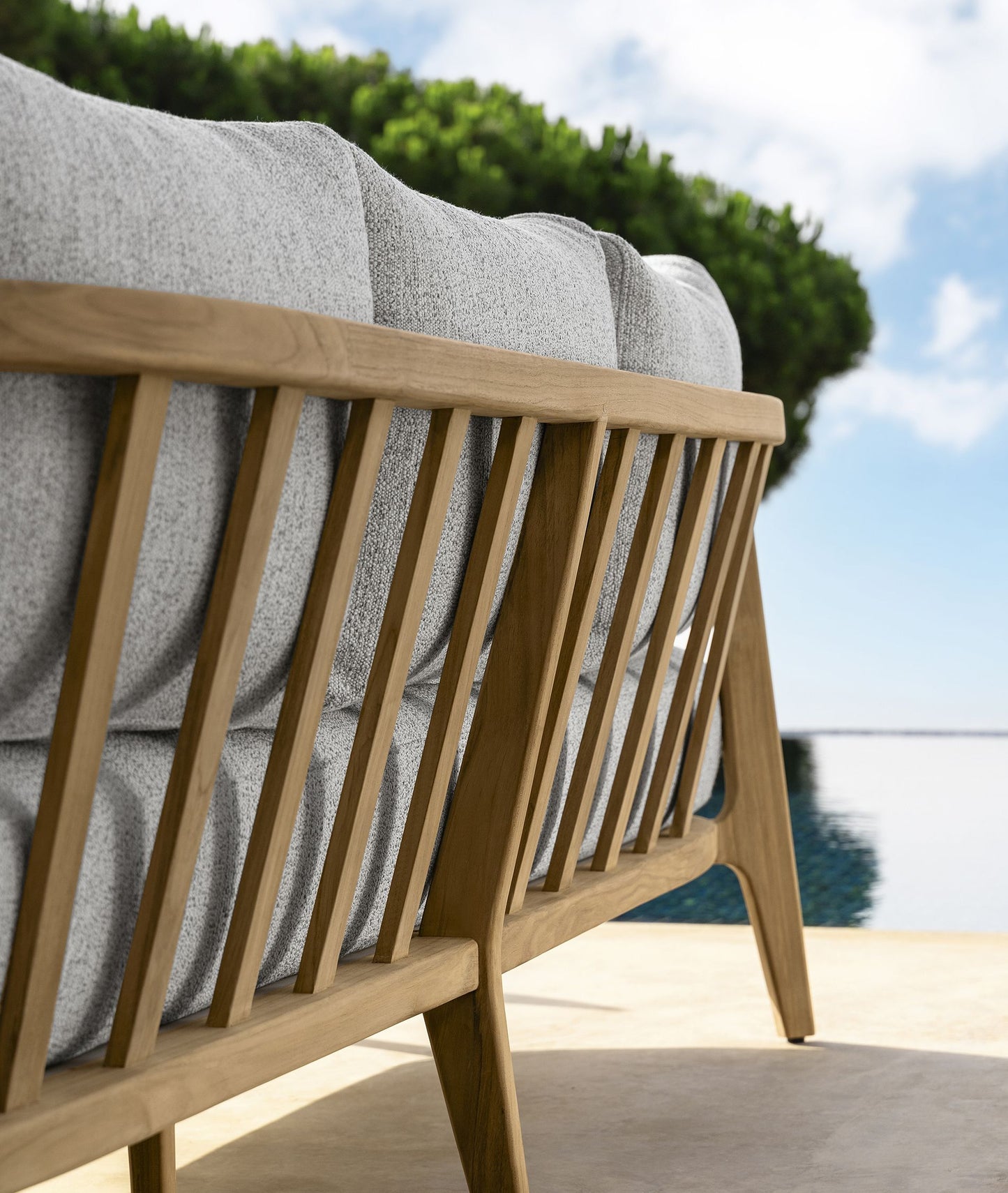 Ever Wood 3-seater outdoor sofa by Talenti 