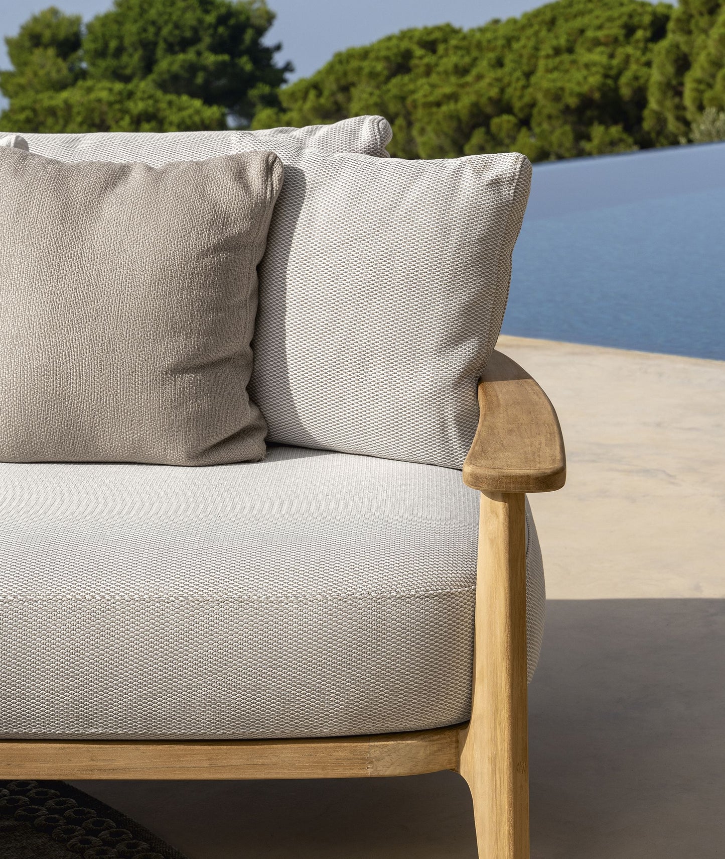 Ever Wood 3-seater outdoor sofa by Talenti 