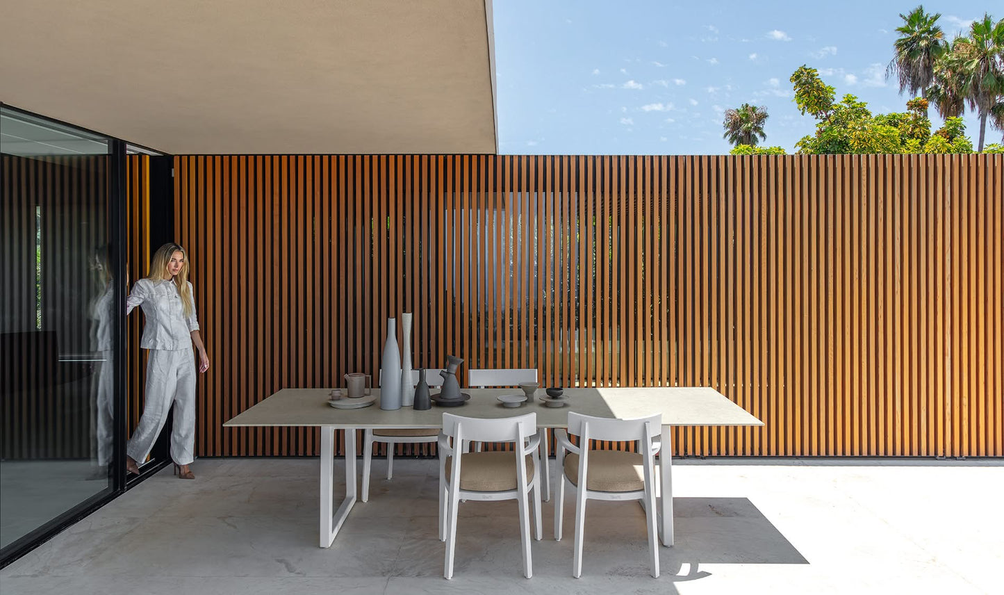 Mesa de comedor de exterior Ever Alu 230x100 Talenti