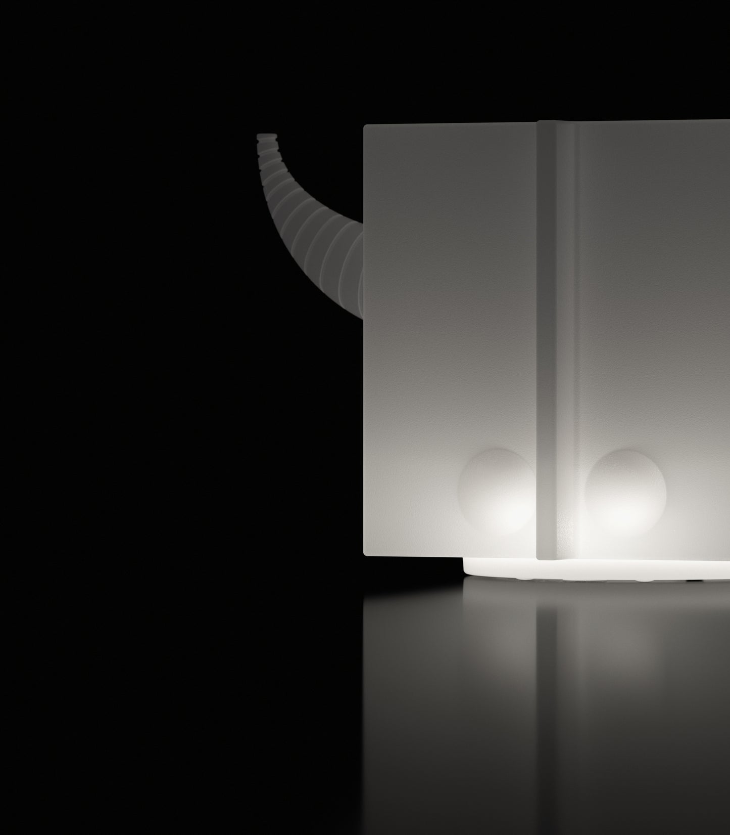 Contenitore multifunzione vaso portaoggetti modulare design da esterno Fera Orot trasparente luce lampada toro Lyxo Genco Outdoor