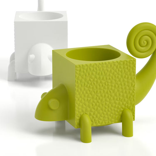 Contenitore multifunzione vaso portaoggetti lampada luminosa modulare design da esterno Fera Fugu Cama Genco Outdoor