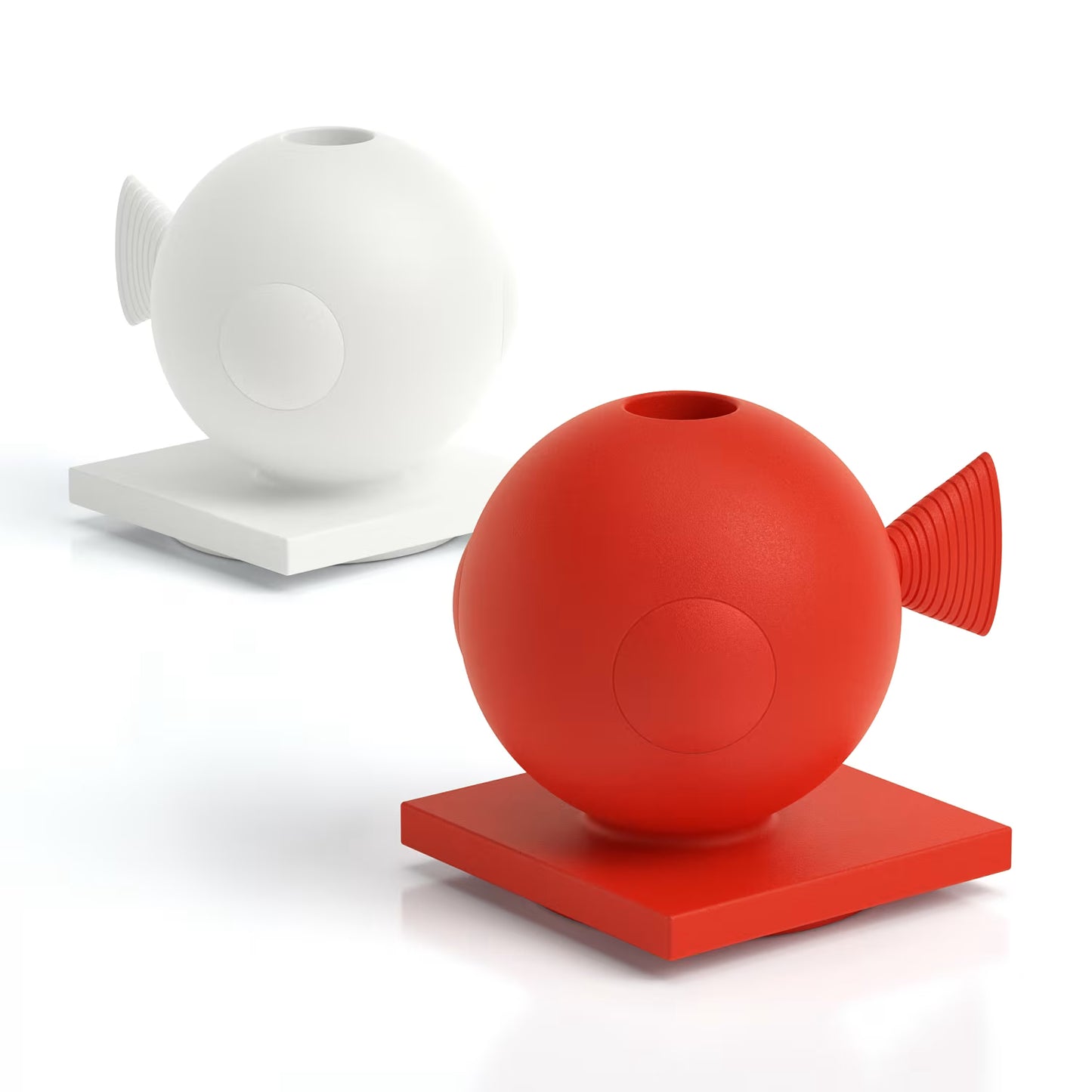 Contenitore multifunzione vaso portaoggetti lampada luminosa modulare design da esterno Fera Fugu Lyxo Genco Outdoor