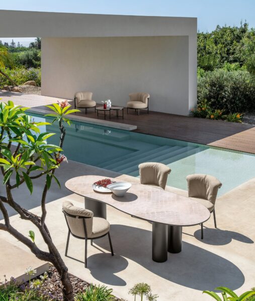 James Tavolo Pranzo 200x98 da esterno Talenti