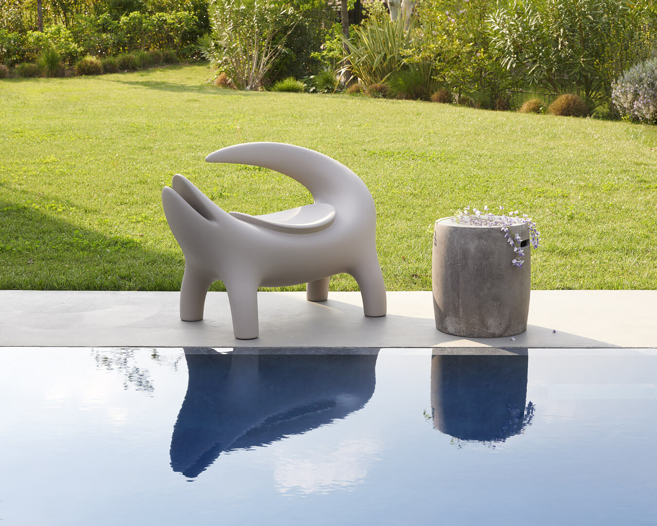 Kroko poltrona lounge outdoor Slide piscina