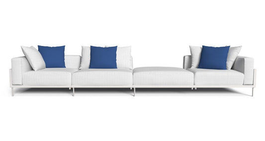 Sofá modular de exterior Cleo Soft Alu Talenti