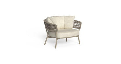 Moon Alu poltrona in alluminio Talenti Beige Genco Outdoor
