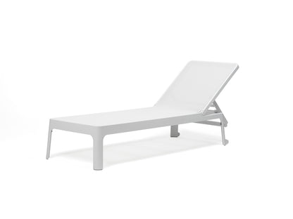Lettino Plano in resina Nardi bianco genco outdoor 