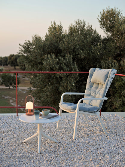 Tavolo tondo Spritz da esterno due altezze folio Nardi Genco Outdoor