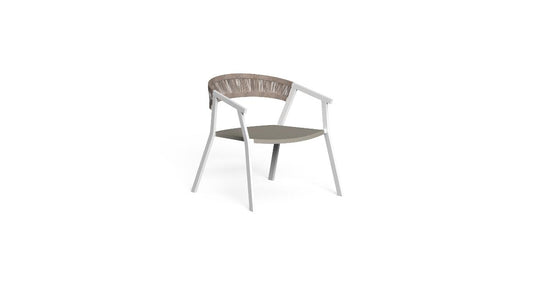 Poltrona Living Key Talenti da esterno Bianco Grigio Tortora