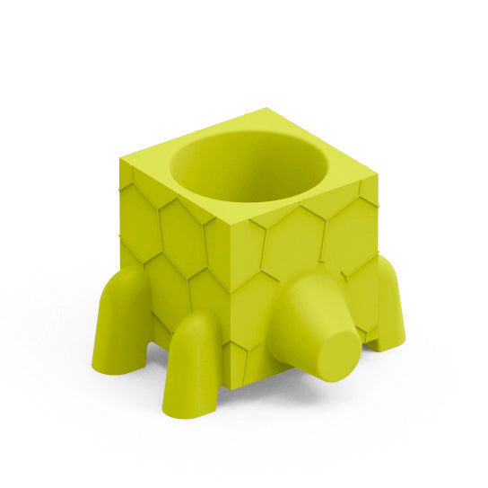 Contenitore multifunzione vaso portaoggetti modulare design da esterno Fera Ruga verde chiaro tormalina Lyxo Genco Outdoor