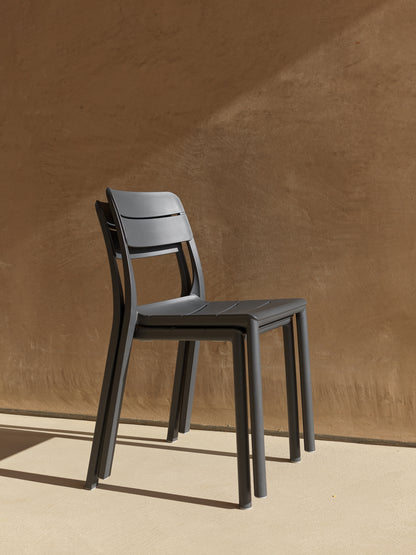 Sedia da esterno cassia bistrot nardi impilabile genco outdoor