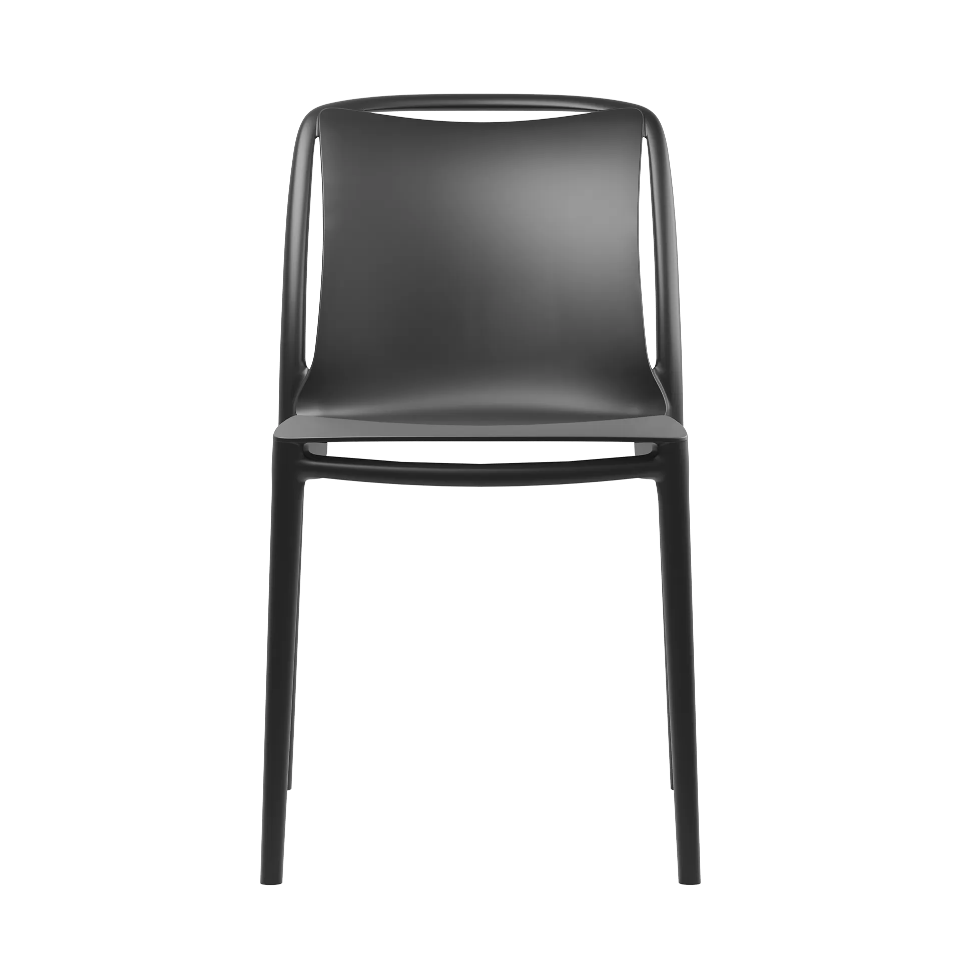 Sedia in resina da esterno Velair nero antracite