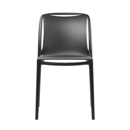 Sedia in resina da esterno Velair nero antracite